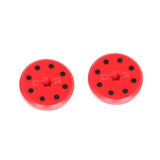 Maxbell Maxbell 2 pcs Replacement Slider Block for Skateboard Longboard Sliding Gloves Red