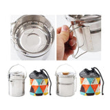 Maxbell Stainless Steel Outdoor Cooking Camping Cookware Hanging Pan Pot 15.5x12cm