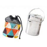 Maxbell Stainless Steel Outdoor Cooking Camping Cookware Hanging Pan Pot 15.5x12cm