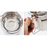 Maxbell Maxbell Stainless Steel Outdoor Cooking Camping Cookware Hanging Pan Pot 14x12cm