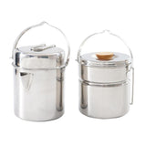 Maxbell Maxbell Stainless Steel Outdoor Cooking Camping Cookware Hanging Pan Pot 14x12cm