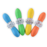 Maxbell 4 Pieces Outdoor Barbecue Skewer Corn Cob Needle Fruit Fork Holder Orange