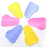 Maxbell Silicone Overshoes Rain Waterproof Shoe Covers Boot Cover Protector Blue M