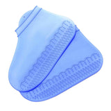 Maxbell Silicone Overshoes Rain Waterproof Shoe Covers Boot Cover Protector Blue M