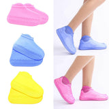 Maxbell Silicone Overshoes Rain Waterproof Shoe Covers Boot Cover Protector Blue L
