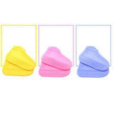 Maxbell Silicone Overshoes Rain Waterproof Shoe Covers Boot Cover Protector Blue L
