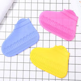 Maxbell Silicone Overshoes Rain Waterproof Shoe Covers Boot Cover Protector Blue L