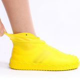 Maxbell Silicone Overshoes Rain Waterproof Shoe Covers Boot Cover Protector Yellow M