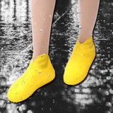 Maxbell Silicone Overshoes Rain Waterproof Shoe Covers Boot Cover Protector Yellow M