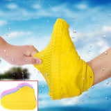 Maxbell Silicone Overshoes Rain Waterproof Shoe Covers Boot Cover Protector Yellow M