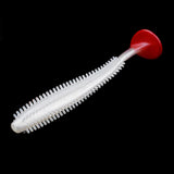 Maxbell 5Pieces PVC Soft Fishing Lures Swimbaits Lifelike for Trout Pike Walleye