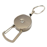 Maxbell Maxbell Metal Retractable Key Chain Recoil Keyring Heavy Duty w/23.6 inch Wire Rope