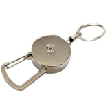 Maxbell Maxbell Metal Retractable Key Chain Recoil Keyring Heavy Duty w/23.6 inch Wire Rope