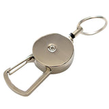 Maxbell Maxbell Metal Retractable Key Chain Recoil Keyring Heavy Duty w/23.6 inch Wire Rope