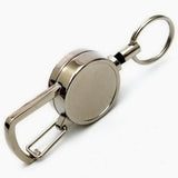 Maxbell Maxbell Metal Retractable Key Chain Recoil Keyring Heavy Duty w/23.6 inch Wire Rope