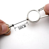 Maxbell Maxbell Metal Retractable Key Chain Recoil Keyring Heavy Duty w/23.6 inch Wire Rope