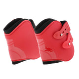 Maxbell Maxbell 1 Pair Horse Leg Boots Hind or Front Leg Tendon Protect Wraps Red Hind Foot