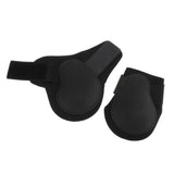 Maxbell Maxbell 1 Pair Horse Leg Boots Hind or Front Leg Protect Wraps  Black Hind Foot