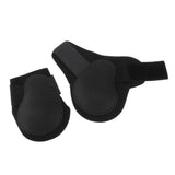 Maxbell Maxbell 1 Pair Horse Leg Boots Hind or Front Leg Protect Wraps  Black Hind Foot