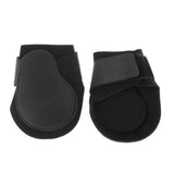 Maxbell Maxbell 1 Pair Horse Leg Boots Hind or Front Leg Protect Wraps  Black Hind Foot