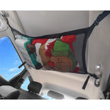 Maxbell Maxbell Car Roof Storage Bag Trunk Mesh Organizer Saving Space with 4 Thick Belts