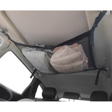 Maxbell Maxbell Car Roof Storage Bag Trunk Mesh Organizer Saving Space with 4 Thick Belts