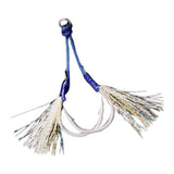 Maxbell 2x Jig Hooks Fishing Hooks Barbed Hooks Assist Hooks in Solid Ring