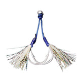 Maxbell 2x Jig Hooks Fishing Hooks Barbed Hooks Assist Hooks in Solid Ring