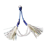 Maxbell 2x Jig Hooks Fishing Hooks Barbed Hooks Assist Hooks in Solid Ring