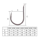 Maxbell 2x Jig Hooks Fishing Hooks Barbed Hooks Assist Hooks in Solid Ring