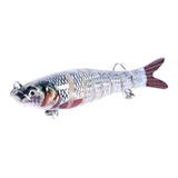 Maxbell Maxbell Artificial Fishing Swim Bait Simulate Life-like Multi Jointed Fish Lure 3