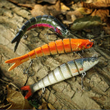 Maxbell Maxbell Artificial Fishing Swim Bait Simulate Life-like Multi Jointed Fish Lure 3