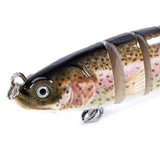 Maxbell Maxbell Artificial Fishing Swim Bait Simulate Life-like Multi Jointed Fish Lure 3