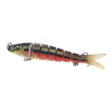Maxbell Maxbell Artificial Fishing Swim Bait Simulate Life-like Multi Jointed Fish Lure 8