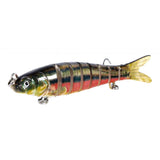 Maxbell Maxbell Artificial Fishing Swim Bait Simulate Life-like Multi Jointed Fish Lure 8