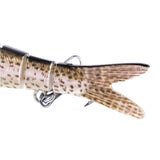 Maxbell Maxbell Artificial Fishing Swim Bait Simulate Life-like Multi Jointed Fish Lure 8