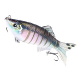 Maxbell Maxbell Multi Jointed Fishing Lure Bionic Bait Swimbait Lifelike Eel Tackle  Pink