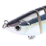 Maxbell Maxbell Multi Jointed Fishing Lure Bionic Bait Swimbait Lifelike Eel Tackle  Pink