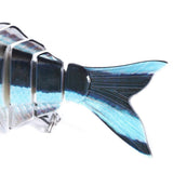 Maxbell Maxbell Multi Jointed Fishing Lure Bionic Bait Swimbait Lifelike Eel Tackle  Pink