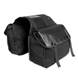 Maxbell Maxbell Canvas Cycling Bicycle Double Pannier Mountain Bike Rear Bag Black