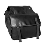 Maxbell Maxbell Canvas Cycling Bicycle Double Pannier Mountain Bike Rear Bag Black