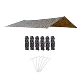 Maxbell Maxbell Outdoor Camping Waterproof Hammock Tarp Cover Tent Shelter for 5-8 Person E