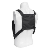 Maxbell Maxbell Adjustable Chest Rig Bag Multifunctional Front Pack with Vest Design Black
