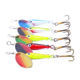 Maxbell Maxbell 1 Pack Colorful Sequins Baits Spinnerbait with Treble Hooks Freshwater 01