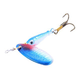Maxbell Maxbell 1 Pack Colorful Sequins Baits Spinnerbait with Treble Hooks Freshwater 01