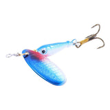 Maxbell Maxbell 1 Pack Colorful Sequins Baits Spinnerbait with Treble Hooks Freshwater 01