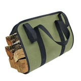 Maxbell Maxbell Canvas Waterproof Wood Bag Heavy Duty Log Carrier Stove Accessories