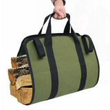 Maxbell Maxbell Canvas Waterproof Wood Bag Heavy Duty Log Carrier Stove Accessories