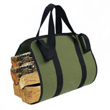 Maxbell Maxbell Canvas Waterproof Wood Bag Heavy Duty Log Carrier Stove Accessories