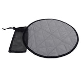 Maxbell Maxbell Foldable Seat Pad Chair Seat Padded Cushion with Storage Bag Gray